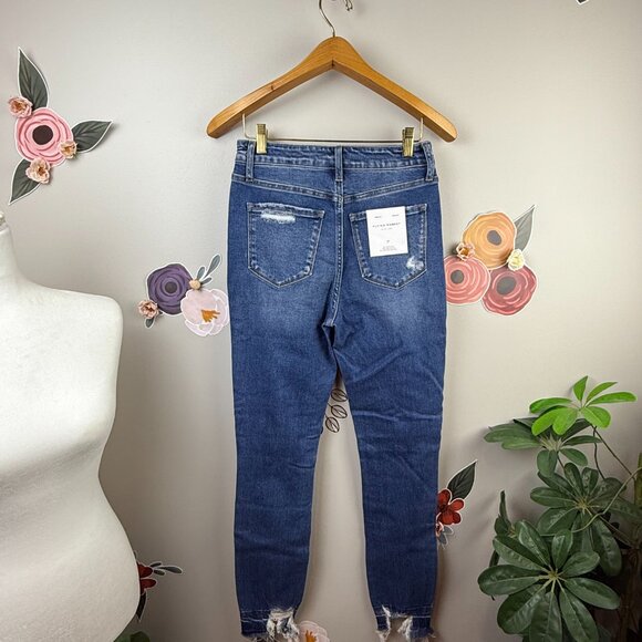 Flying Monkey High-Rise Distressed Skinny Jean - Size - 27 - Picture 4 of 7